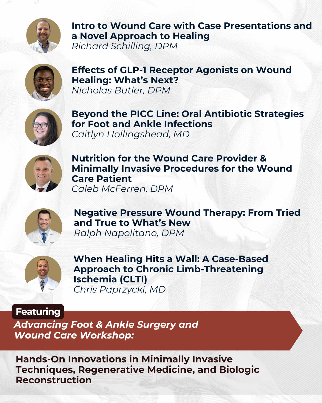 26 Wound Care Speaker List